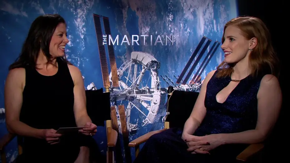 Watch film The Martian | Astronaut Tracy Caldwell Dyson Interviews Jessica Chastain