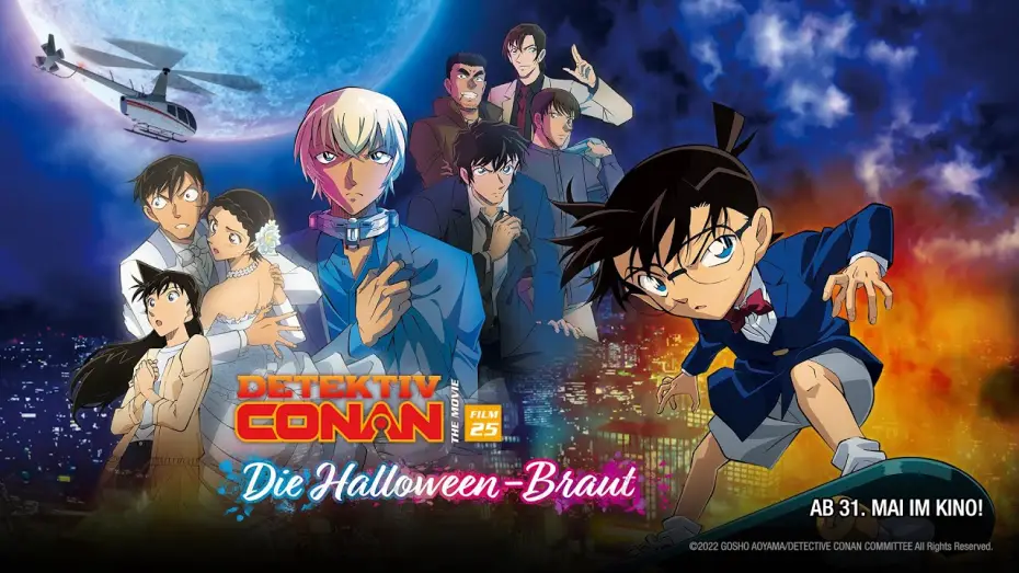 Watch film Detective Conan: The Bride of Halloween | Detektiv Conan 25: Die Halloween-Braut &ndash; Anime Kino Trailer (Deutsch/German)