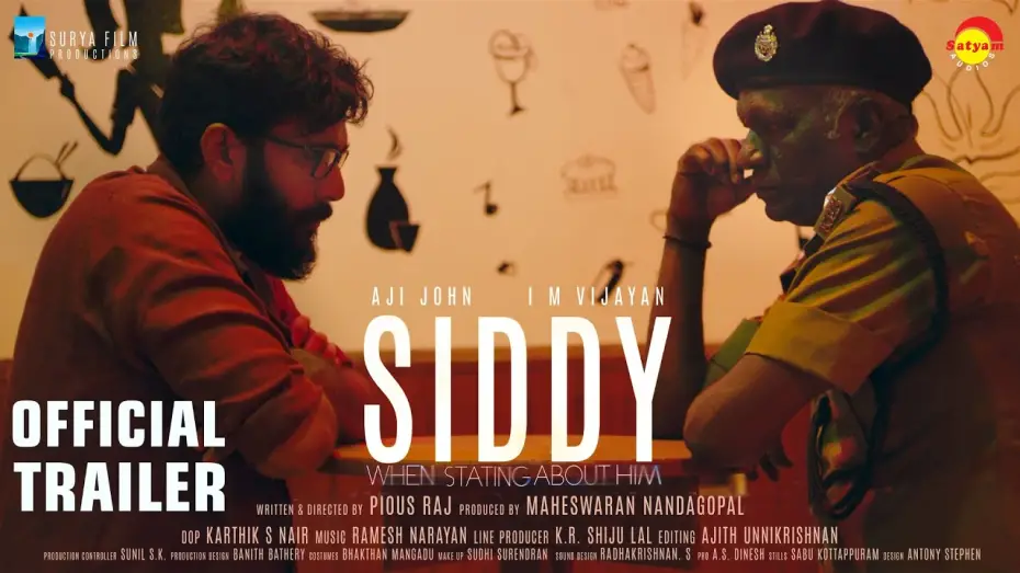 Watch film Siddy | Siddy Movie Official Trailer | Aji John | I M Vijayan | Maheswaran Nandagopal | Pious Raj