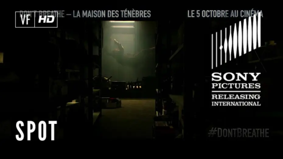 Watch film Don't Breathe | Don't Breathe - La Maison des T&eacute;n&egrave;bres - TV Spot EVERYONE 15" - VF
