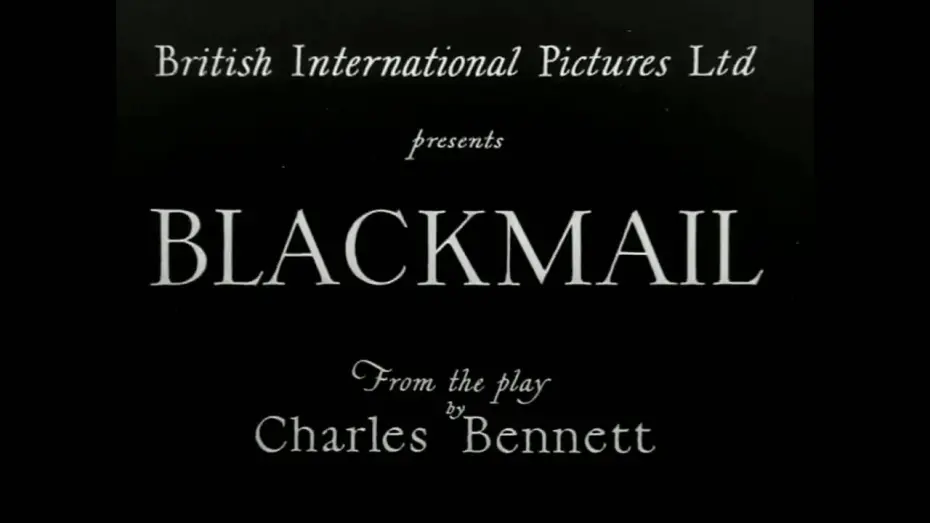 Watch film Blackmail | Cinema Arts Centre Trailer