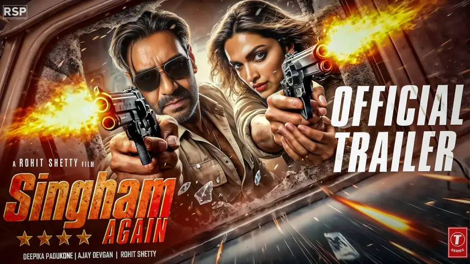 Watch film Singham Again | SINGHAM AGAIN : OFFICIAL TRAILER | Ajay,Ranveer,Akshay,Arjun,Kareena,Deepika| Rohit Shetty | Concept
