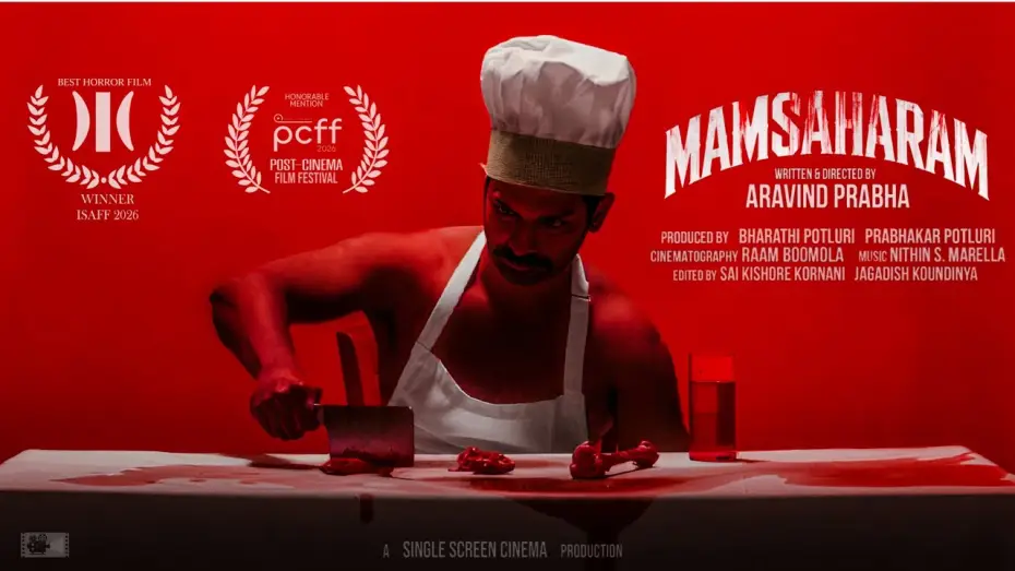 Watch film Mamsaharam | Mamsaharam (2026) | Award Winning Short Film | Psychological Horror | Thriller | Aravind Prabha