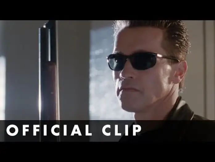 Watch film Terminator 2: Judgment Day | John Connor teaches the Terminator 'Hasta La Vista' and 'No Problemo'