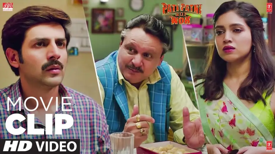 Watch film Pati Patni Aur Woh | Kya Sense Of Humour Hai | Comedy Scene | Kartik Aaryan | Bhumi Pednekar | Pati Patni Aur Woh