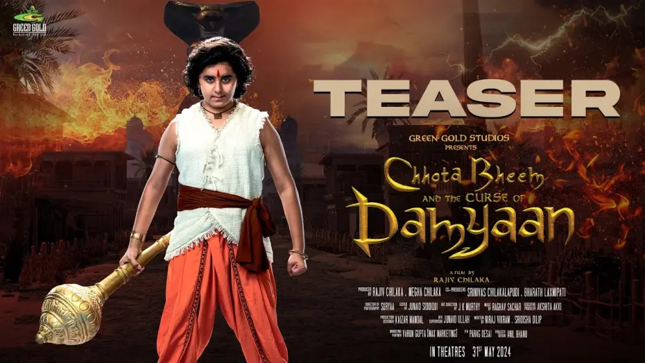 Watch film Chhota Bheem and the Curse of Damyaan | Chhota Bheem and the Curse of Damyaan - Official Theatrical Teaser | Rajiv Chilaka | Anupam Kher