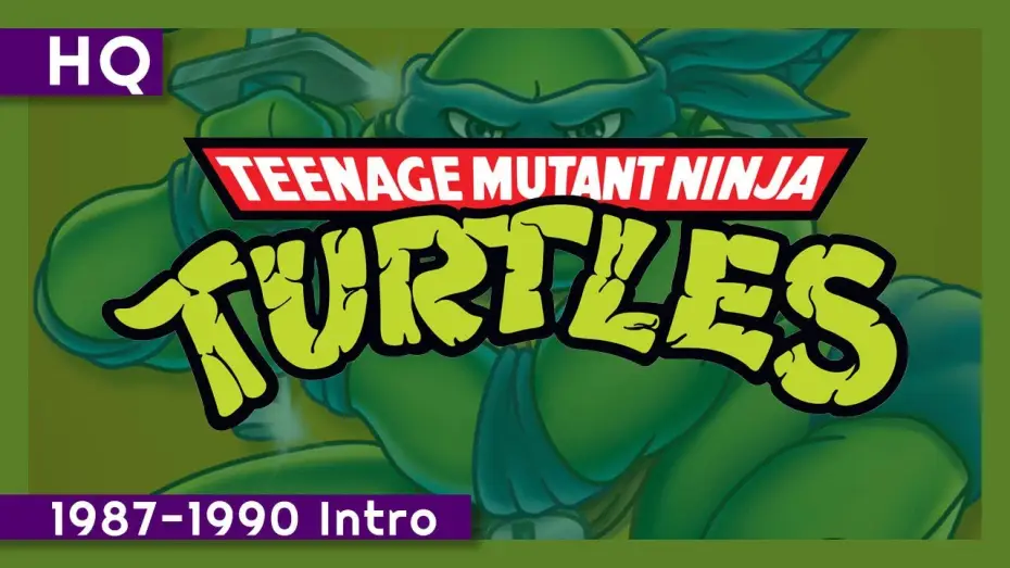 Видео к сериалу Teenage Mutant Ninja Turtles — Teenage Mutant Ninja Turtles (Classic Series) (1987-1990) Intro