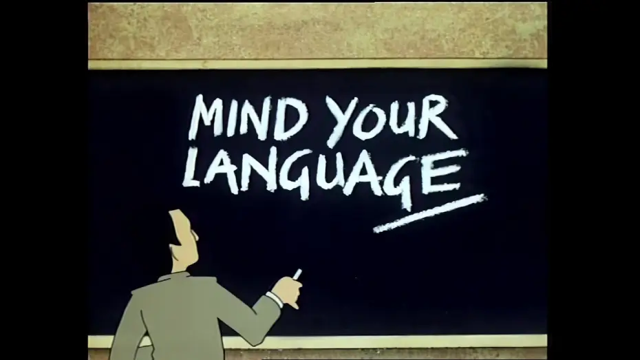 Video for the series Mind Your Language — Mind Your Language - (1977-1979) - Opening credits 4K