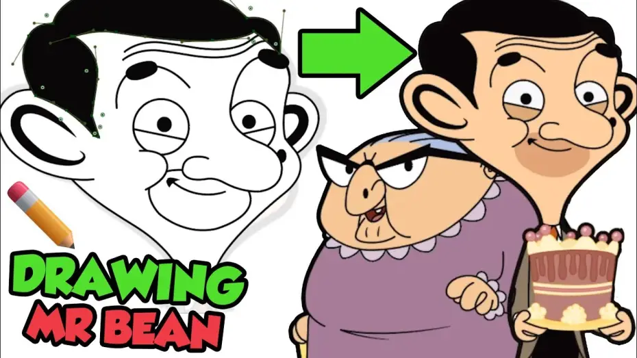 Video for the series Mr. Bean: The Animated Series — Drawing Mr Bean! | Behind the Scenes (Mr Bean Cartoon) | Mr Bean Official