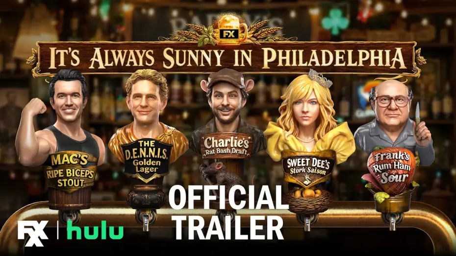 Video for the series It's Always Sunny in Philadelphia — Season 18 Official Trailer