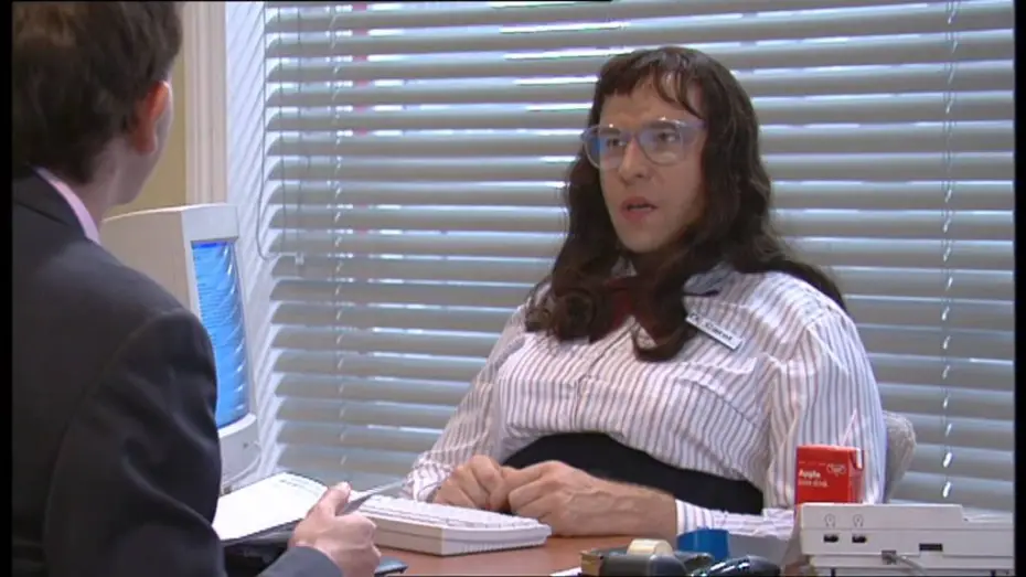Video for the series Little Britain — Little Britain - Computer Says No - Clip 1