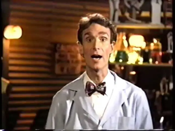 Video for the series Bill Nye the Science Guy — Disney Presents Bill Nye the Science Guy (1993) Promo (VHS Capture)