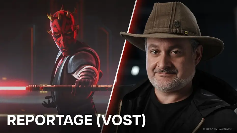 Видео к сериалу Star Wars: The Clone Wars — Star Wars : The Clone Wars / Rebels - Reportage - Dark Maul expliqué par Dave Filoni | Star Wars