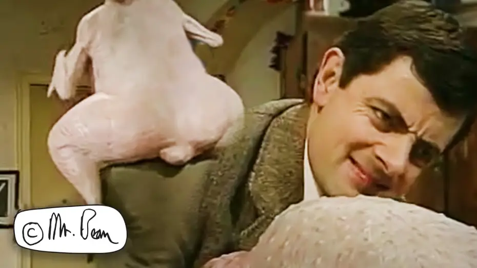 Video for the series Mr. Bean — Christmas Turkey | Mr. Bean Official