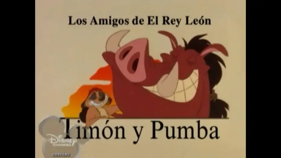 Video for the series Timon and Pumbaa — Timón y Pumba Opening y Ending Español Castellano
