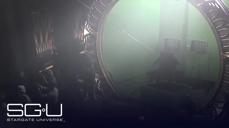 Видео к сериалу Stargate Universe — Explosive Stargate Stunt!