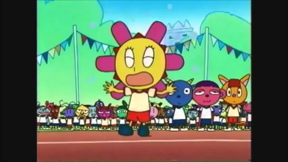 Video for the series PaRappa the Rapper — PaRappa TV Anime Clip - Sunny runs like an idiot
