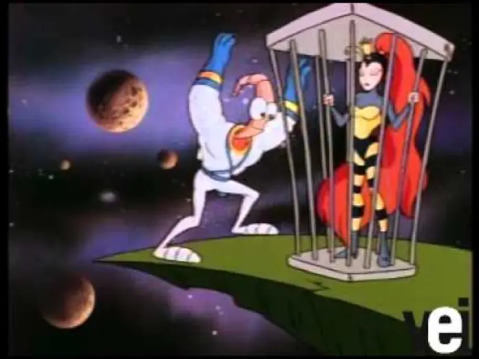 Видео к сериалу Earthworm Jim — Earthworm Jim Cartoon Intro (High Quality)