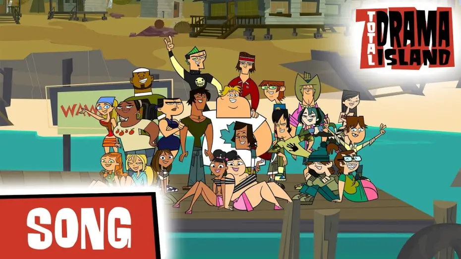 Video for the series Total Drama Island — TOTAL DRAMA ISLAND: 🎶 Opening Theme Song 🎶 (S1)