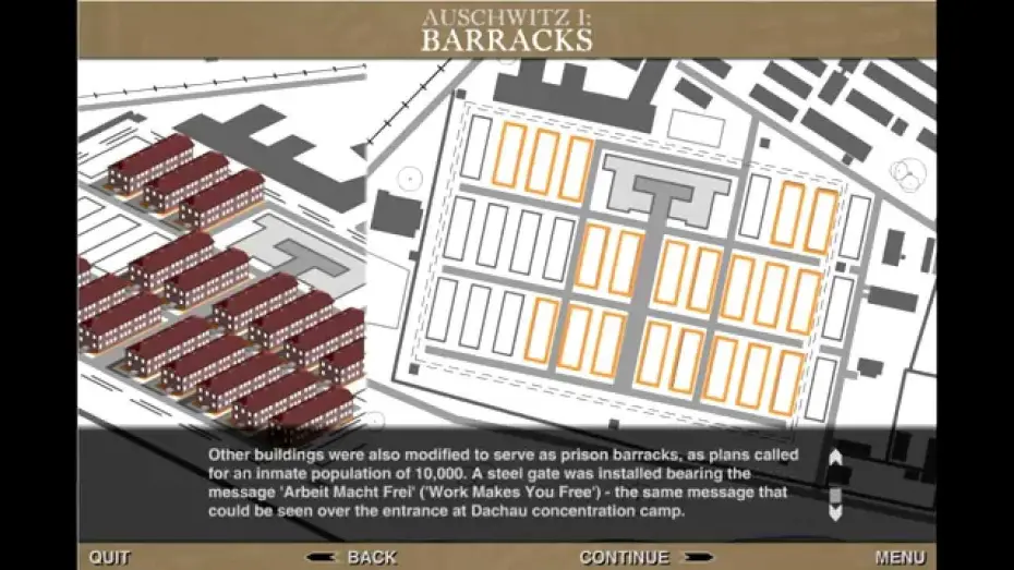 Video for the series Auschwitz: The Nazis and the Final Solution — BBC Auschwitz- The Nazis and Final solution map. Extract of Auschwitz camps(I , II and III)
