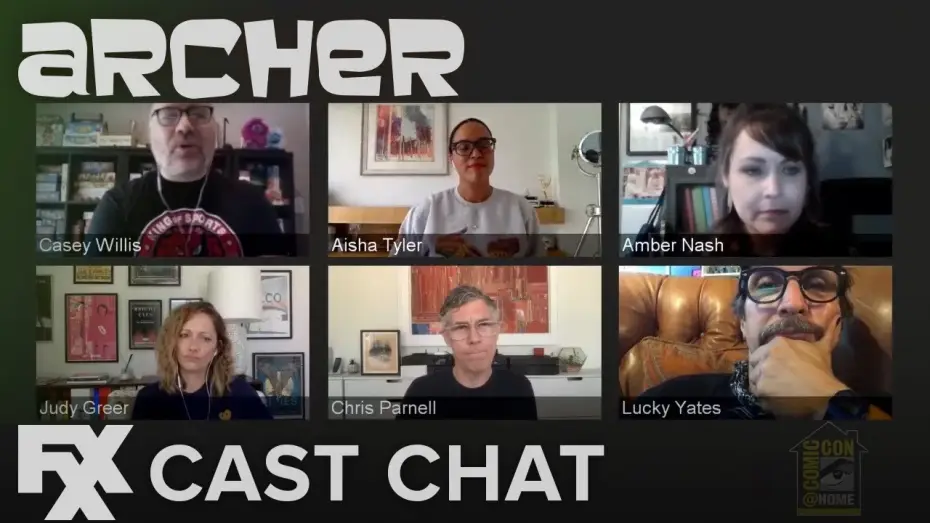 Video for the series Archer — Season 11: Quarantine Recording Cast Chat