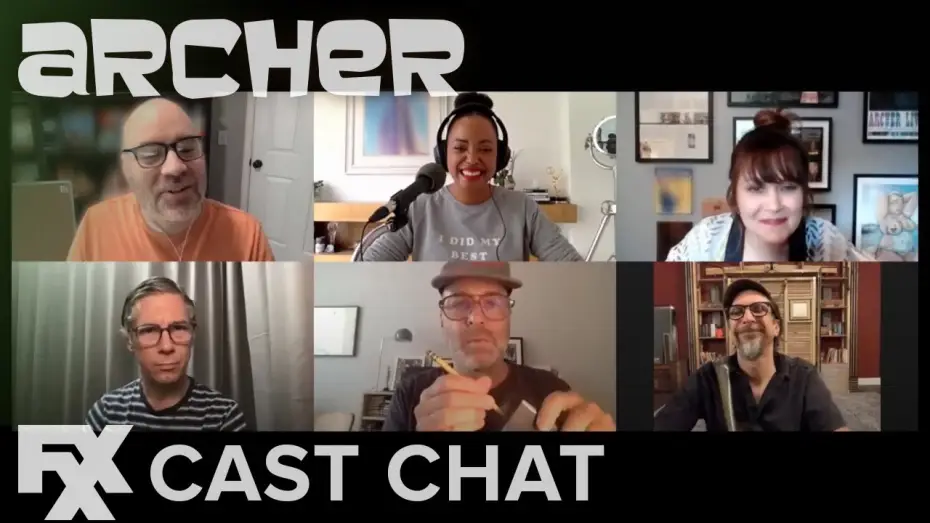 Video for the series Archer — Trivia: Graffiti ft. Lucky, Aisha, Jon, Chris, Casey, Amber - Season 11 Cast Chat