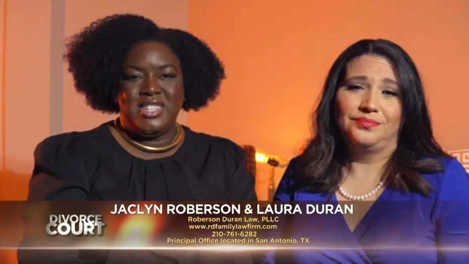 Video for the series Divorce Court — Ask a lawyer: Roberson Duran Law "Proving Infidelity"