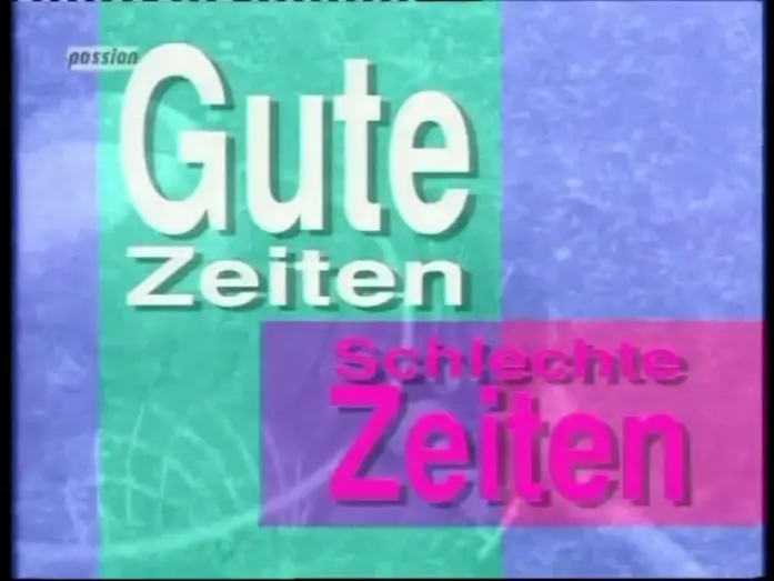Video for the series Gute Zeiten, schlechte Zeiten — GZSZ Logo 1992