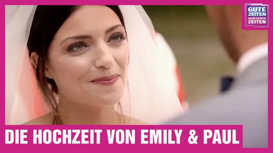 Video for the series Gute Zeiten, schlechte Zeiten — GZSZ Making of | Die Traumhochzeit von Emily und Paul