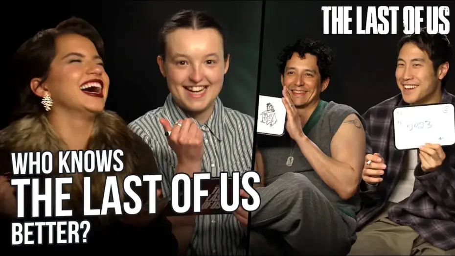 Video for the series The Last of Us — Bella Ramsey, Isabela Merced, Gabriel Luna & Young Mazino battle it out