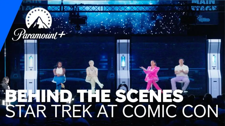 Video for the series Star Trek: Strange New Worlds — The Cast Beams Into MCM Comic Con