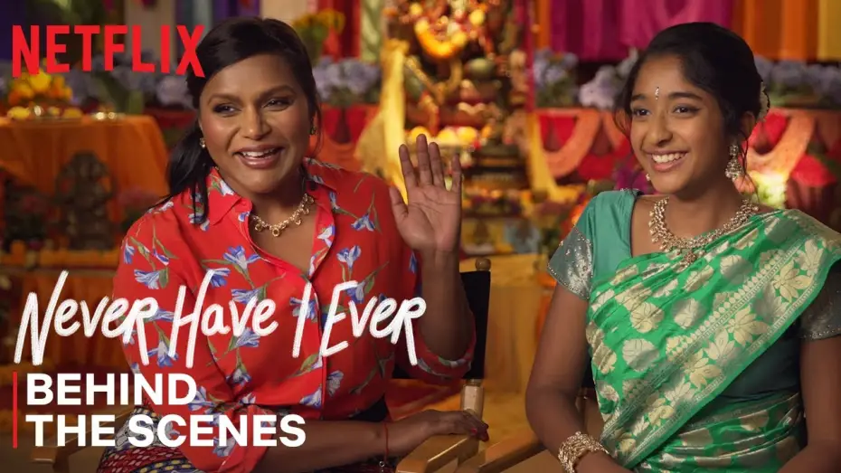 Video for the series Never Have I Ever — Never Have I Ever | Mindy Kaling & Maitreyi Ramakrishnan Celebrate Ganesh Puja Episode | Netflix