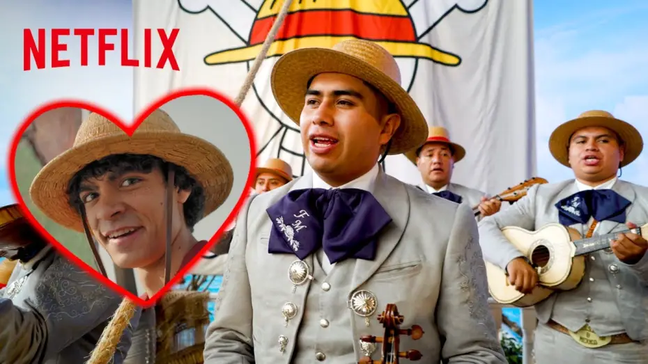 Video for the series ONE PIECE — Mariachis Celebrate Iñaki Godoy and One Piece