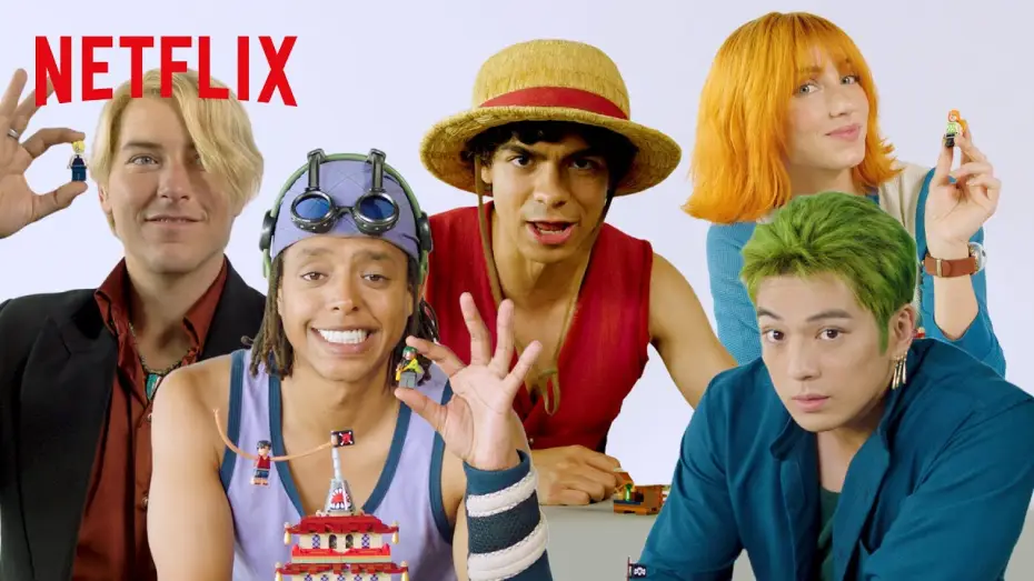 Video for the series ONE PIECE — Cast Unboxes New LEGO Sets