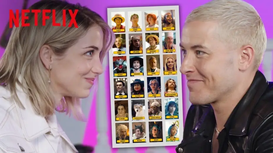 Video for the series ONE PIECE — Emily Rudd and Taz Skylar Play Who Is It?