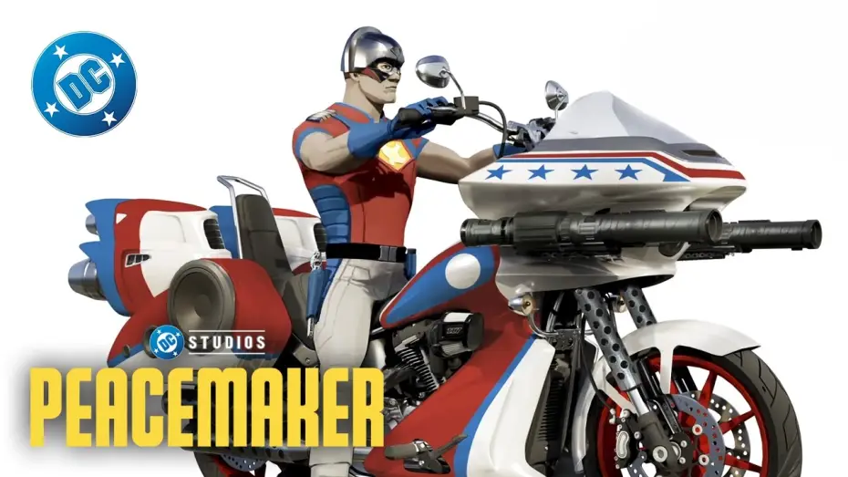 Video for the series Peacemaker — S2 - Assembling the Peace-Cycle - BEHIND THE SCENES