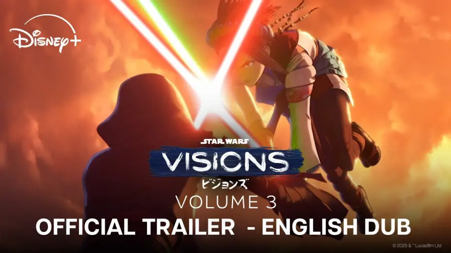 Video for the series Star Wars: Visions — Volume 3 English Dub Trailer
