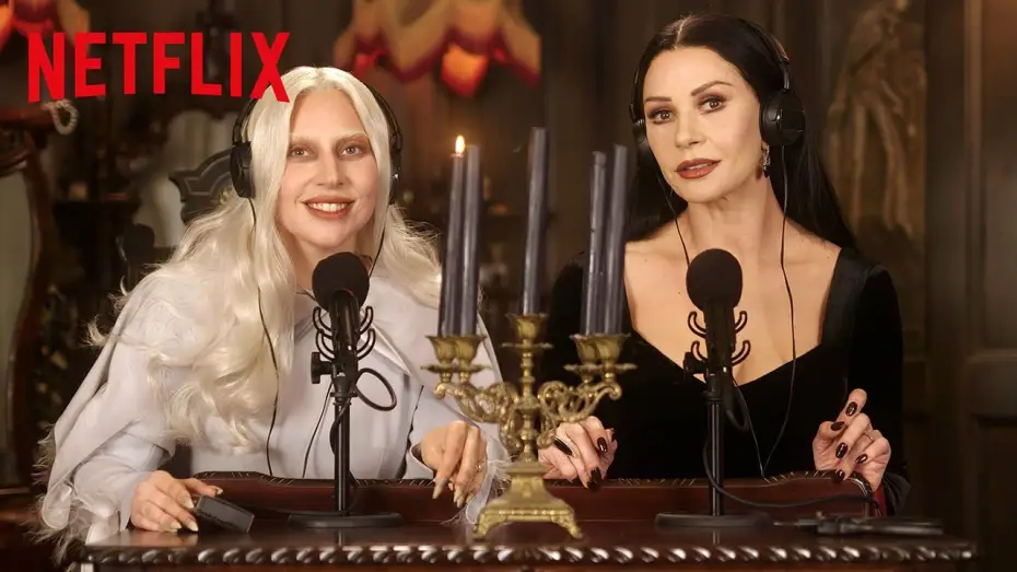 Видео к сериалу Wednesday — Lady Gaga & Catherine Zeta-Jones Morbid ASMR - Season 2