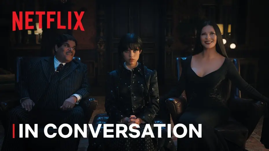 Видео к сериалу Wednesday — Jenna Ortega and Cast Discuss Reimagining a Classic for a Modern Audience