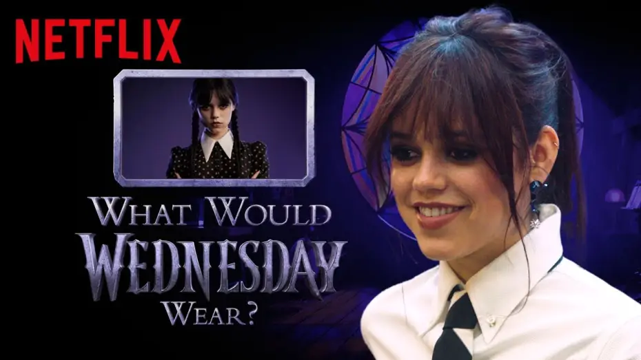 Видео к сериалу Wednesday — Jenna Ortega Reveals Wednesday’s Best Outfits