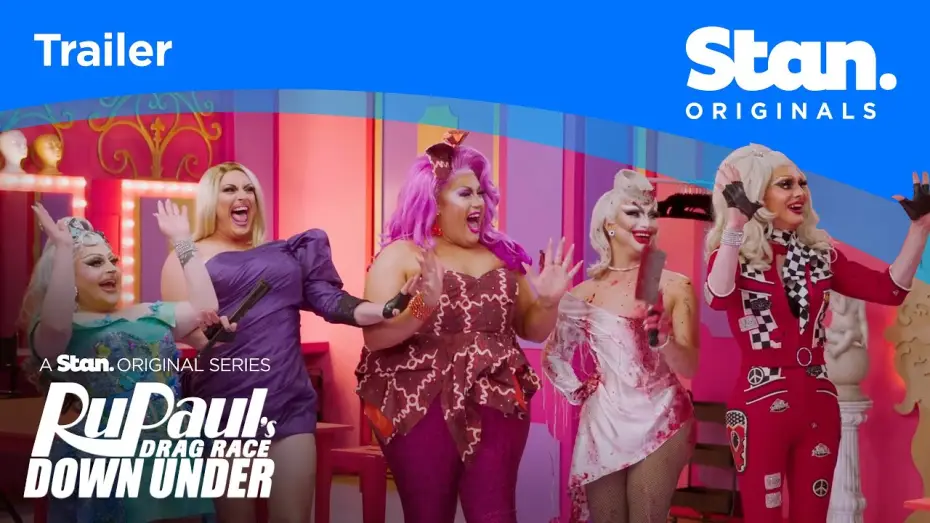 Video for the series Drag Race Down Under — RuPaul's Drag Race Down Under Season 2 | TRAILER | A Stan Original Series.