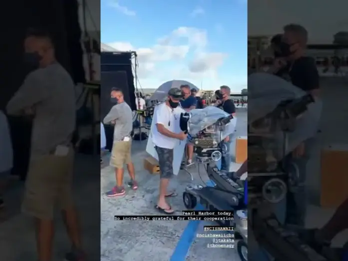 Video for the series NCIS: Hawaiʻi — A lil bts of filming at #PearlHarbor #NCISHawaii #NCIS #Shorts