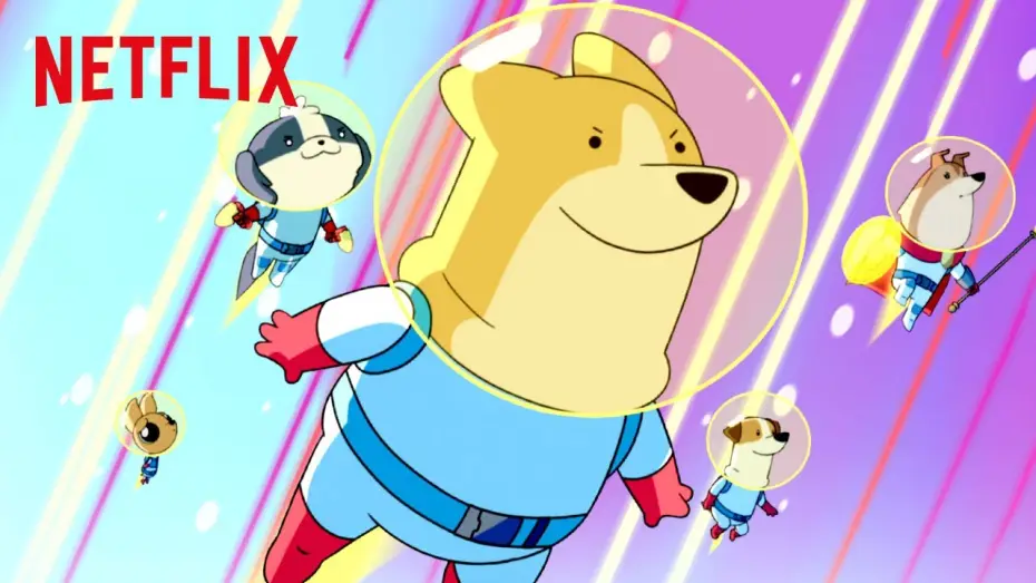 Video for the series Dogs in Space — Dogs in Space Theme Song 🎶 Netflix Futures