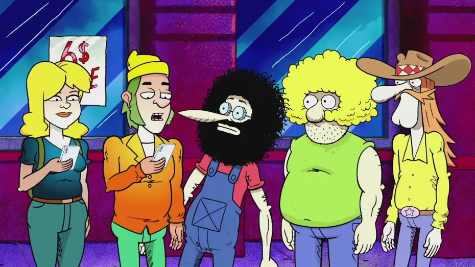 Video for the series The Freak Brothers — Red Band Trailer