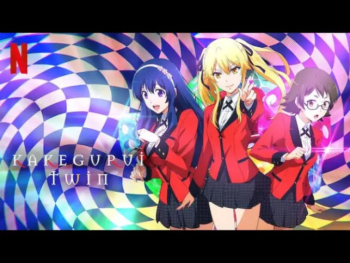 Video for the series KAKEGURUI TWIN — Двойной азарт - русский трейлер (субтитры) | Netflix