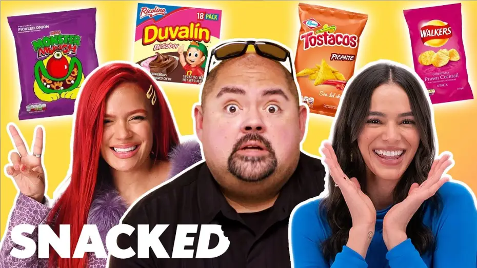 Video for the series Snacked — Celebrities' Favorite Snacks From Around the World | Snacked