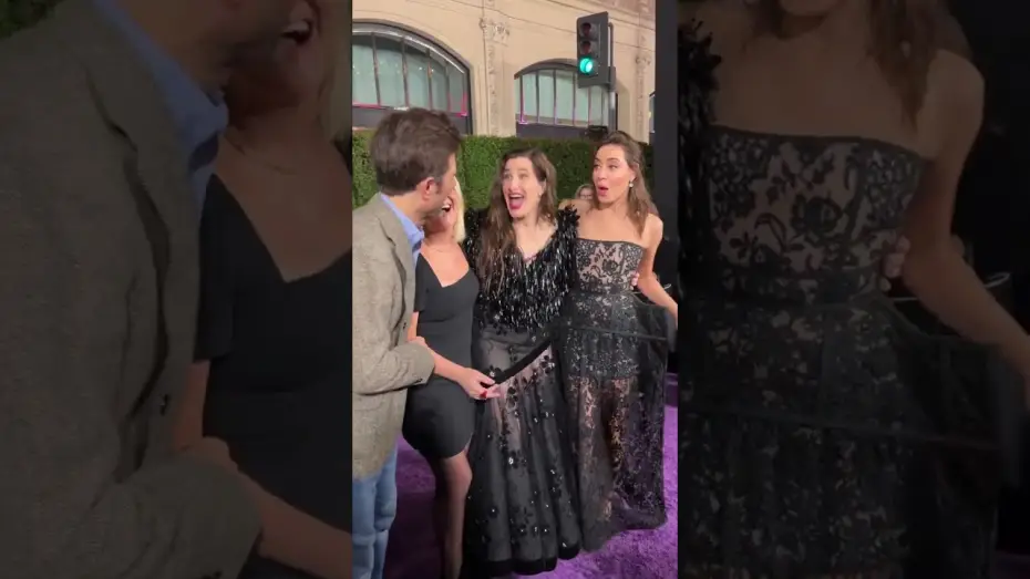 Видео к сериалу Agatha All Along — Members of the Pawnee Parks & Rec Department have arrived at the premiere of Agatha All Along