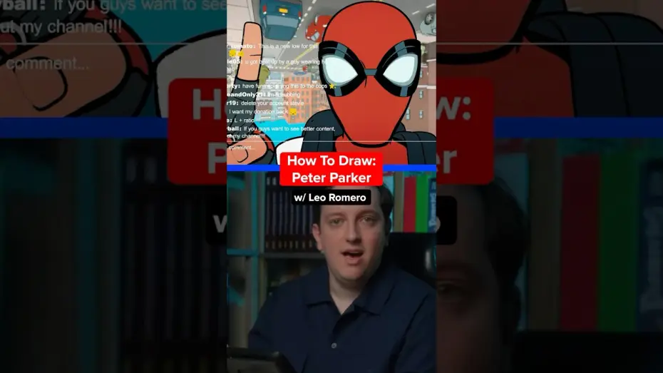 Video for the series Your Friendly Neighborhood Spider-Man — How To Draw Spider-Man