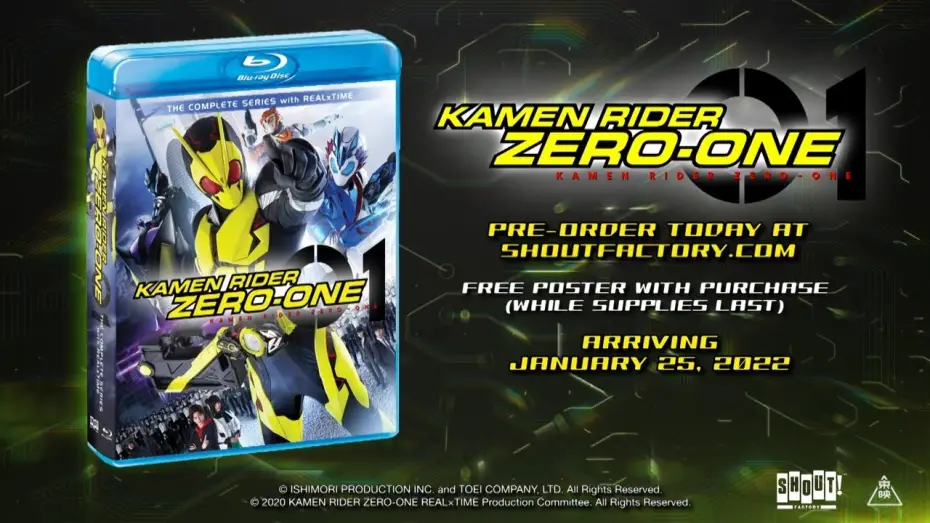Video for the series Kamen Rider Zero-One — Complete Series with REAL×TIME BD Official Trailer
