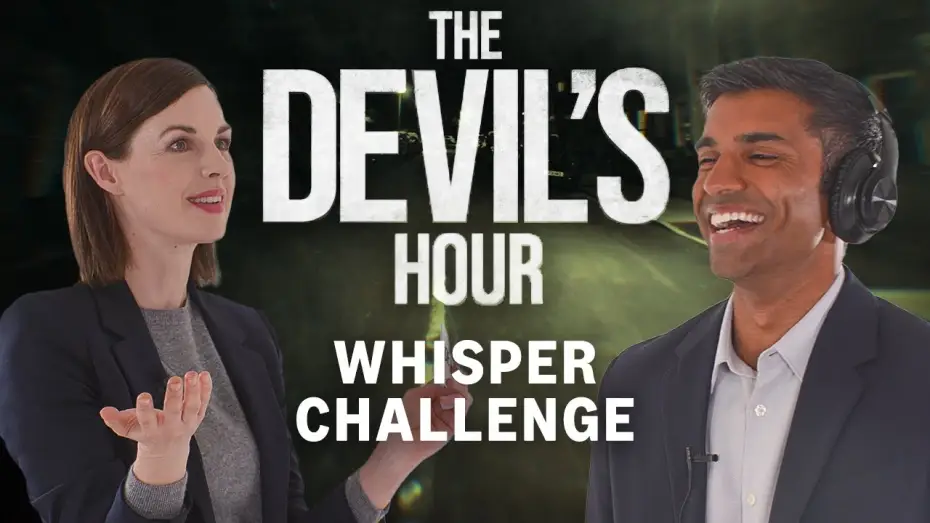 Video for the series The Devil's Hour — Jessica Raine & Nikesh Patel Play The Whisper Challenge